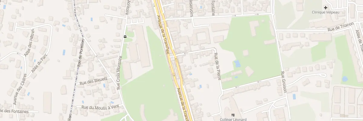 Plan du 85 Av de la Tranchée à Tours