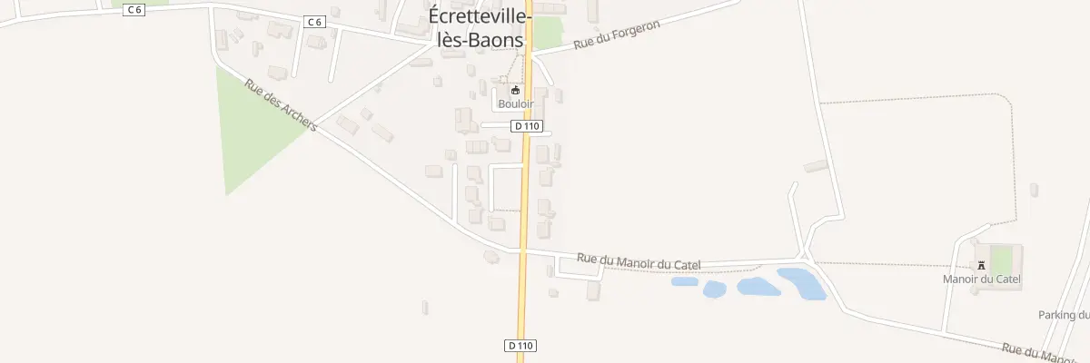 Plan du 99 Rte du Chapelain à Écretteville-lès-Baons