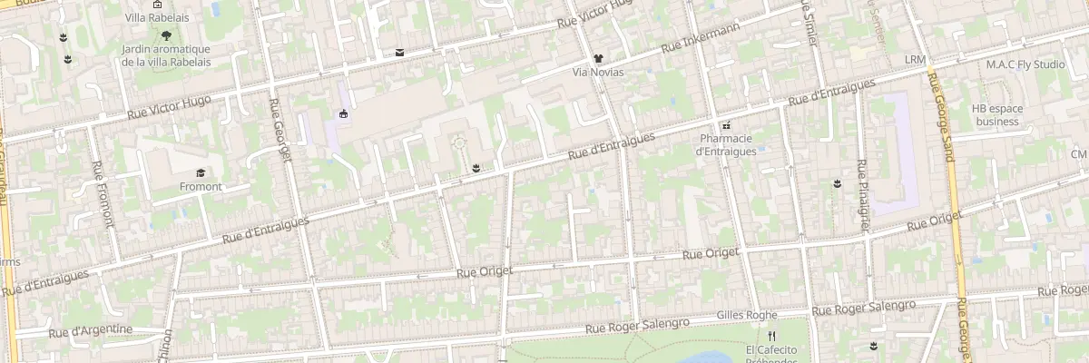 Plan du 100 Rue d’Entraigues à Tours