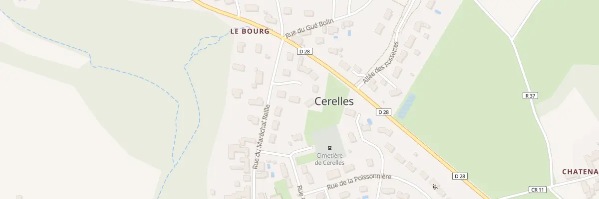 Plan du 5333 Le Bourg à Cerelles