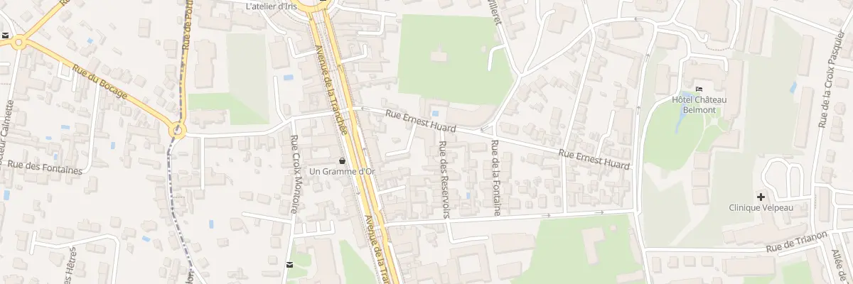 Plan du 13 Rue Ernest Huard à Tours