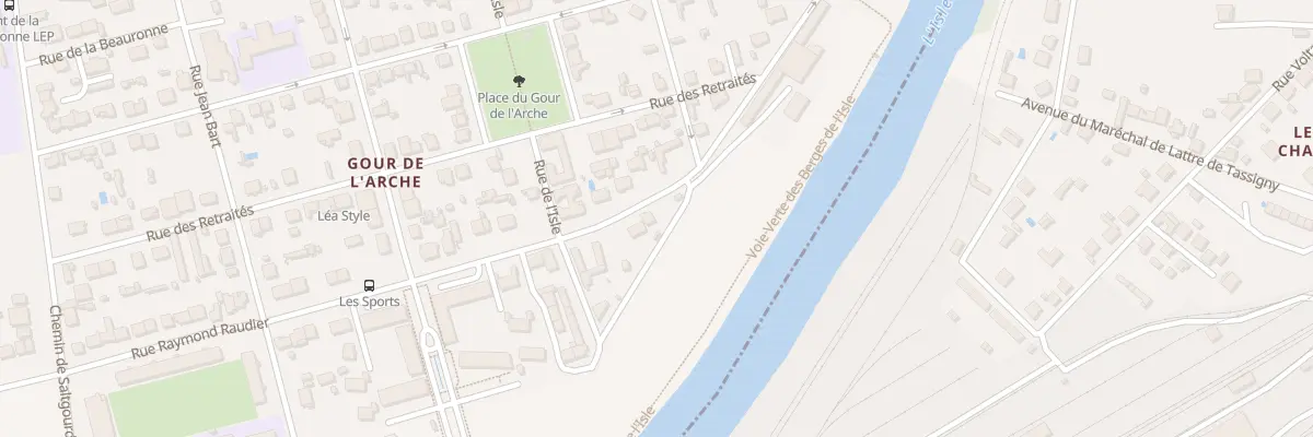 Plan du 3 Rue Raymond Raudier à Périgueux