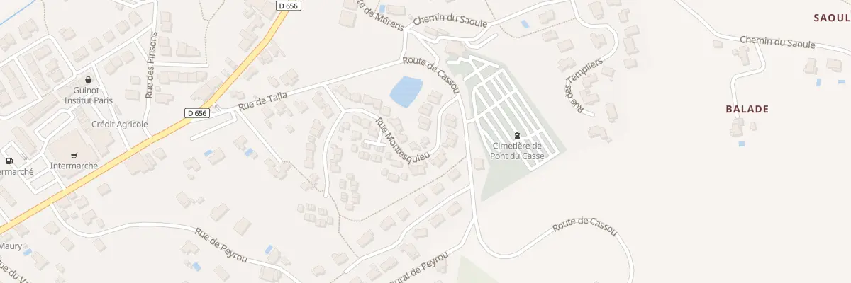 Plan du 21 Rue Montesquieu à Pont-du-Casse
