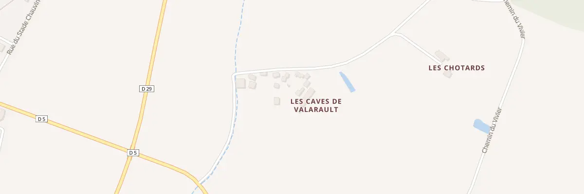 Plan du 230 Che des Chotards à Beaumont-Louestault