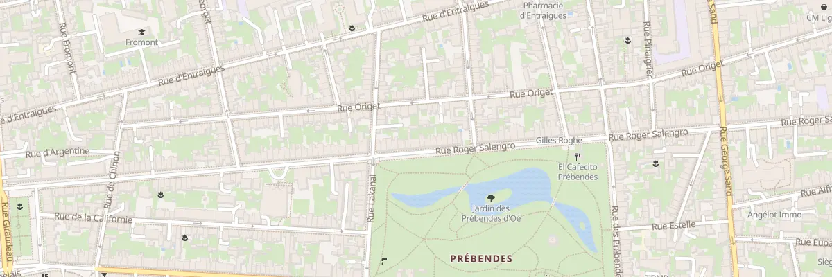 Plan du 73 Rue Roger Salengro à Tours
