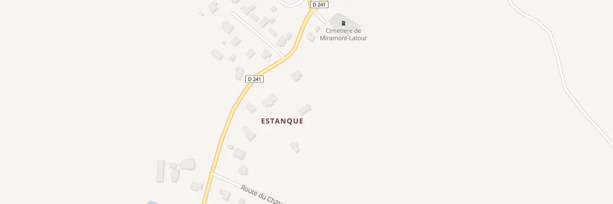Plan du 115 Rte de Mirepoix à Miramont-Latour