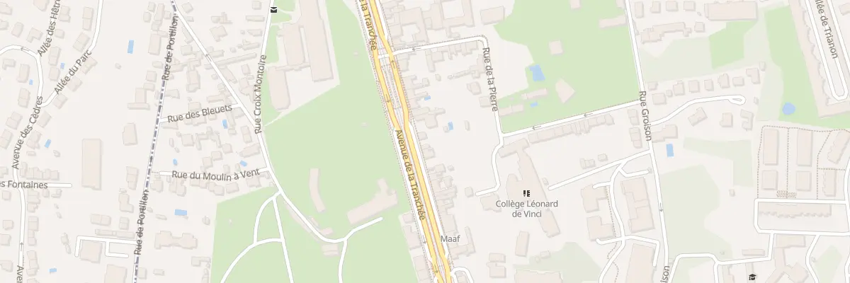 Plan du 73B Av de la Tranchée à Tours