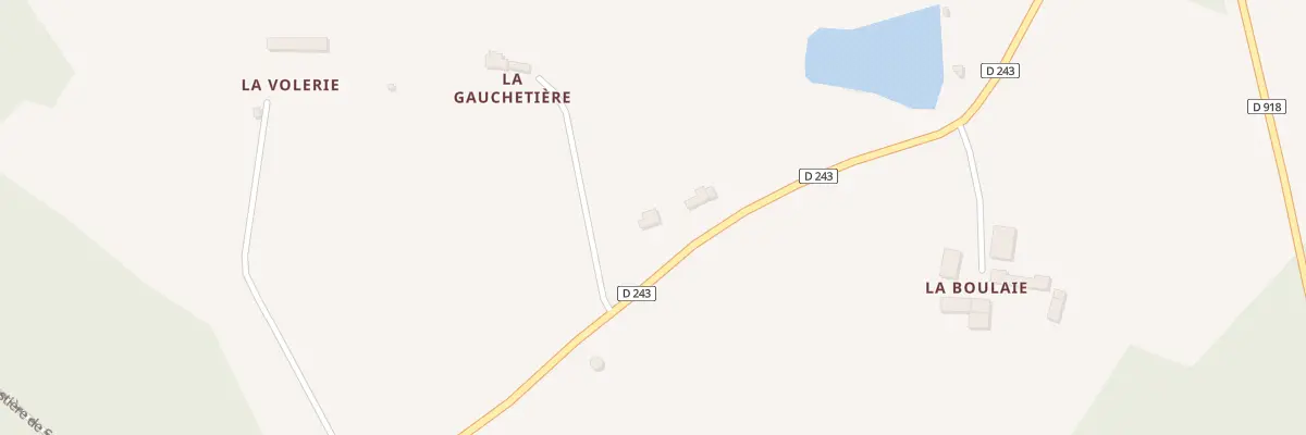 Plan du 2 La Gauchetterie à La Ventrouze