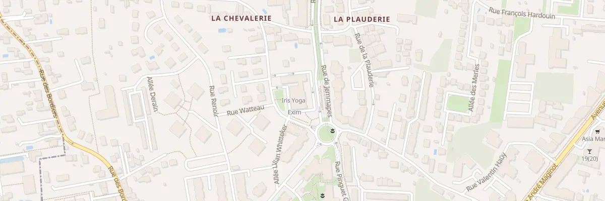 Plan du 51 Rue de la Chevalerie à Tours