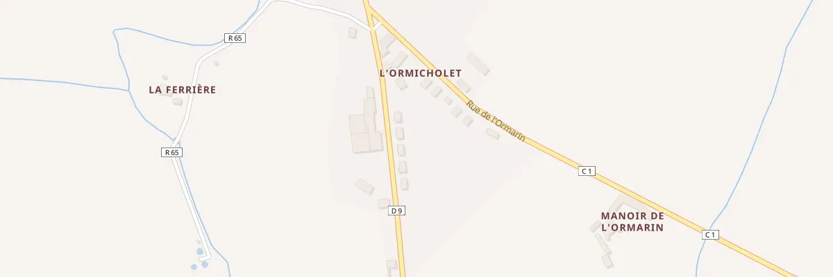 Plan du 11 Rte de l’Ormichollet à Perche en Nocé