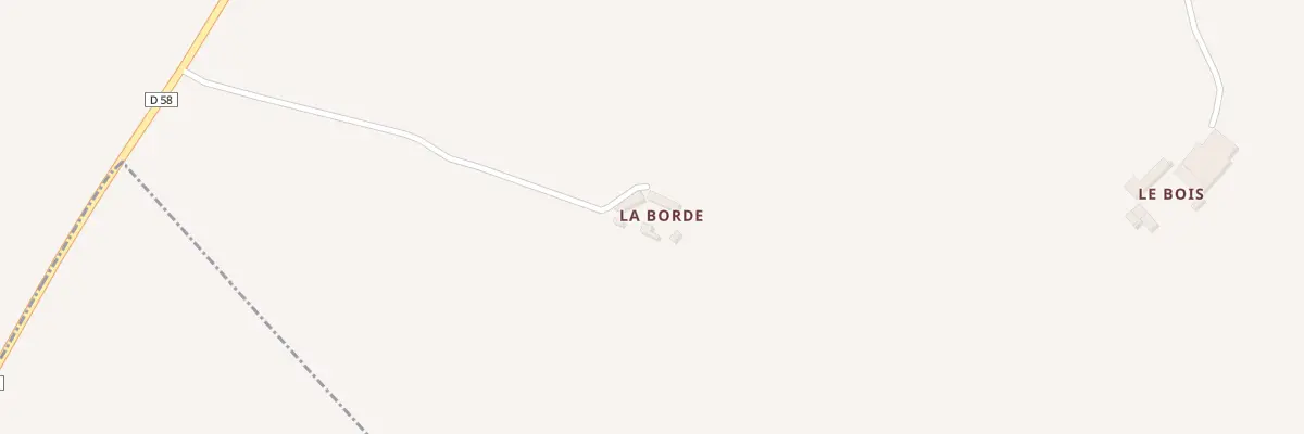 Plan du 5108 La Borde à Sainte-Cérotte