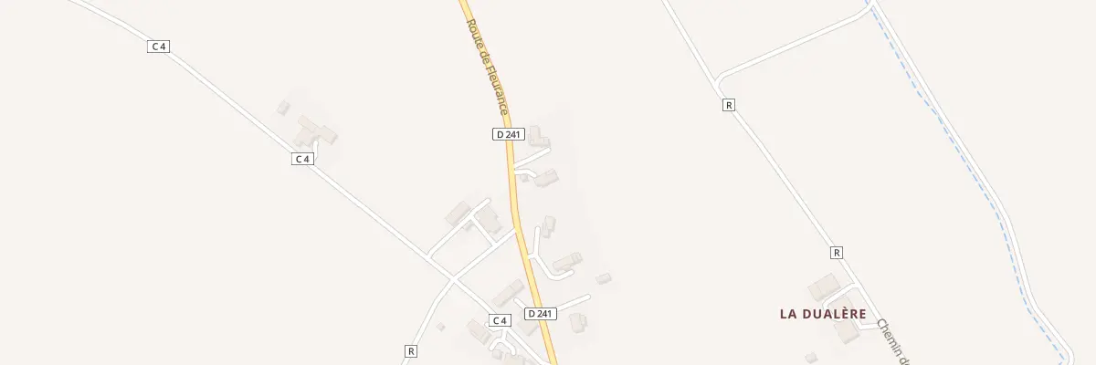 Plan du 5040 Quartier de l’Auvergne à Lalanne