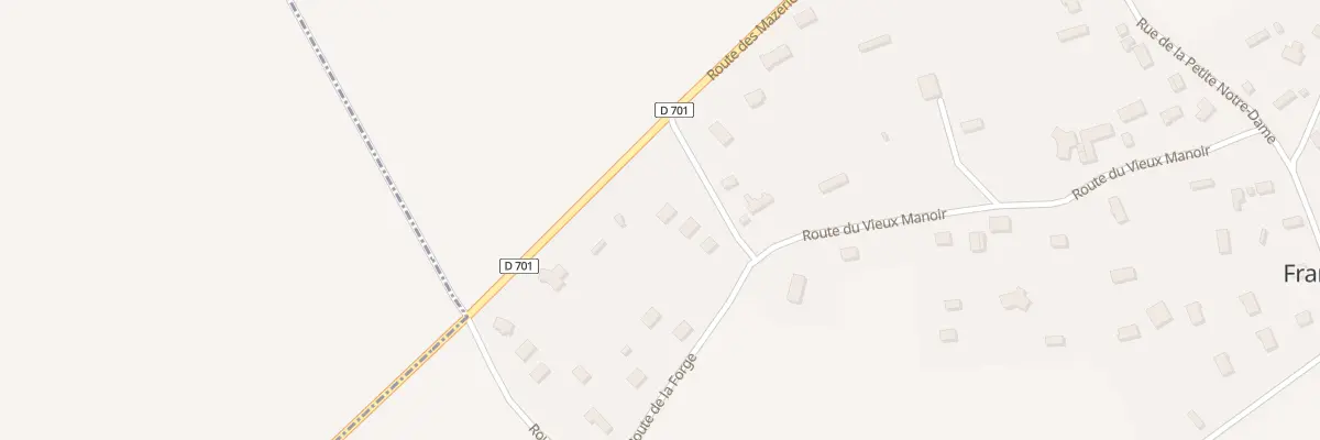 Plan du 4 Rte de la Forge à Franqueville