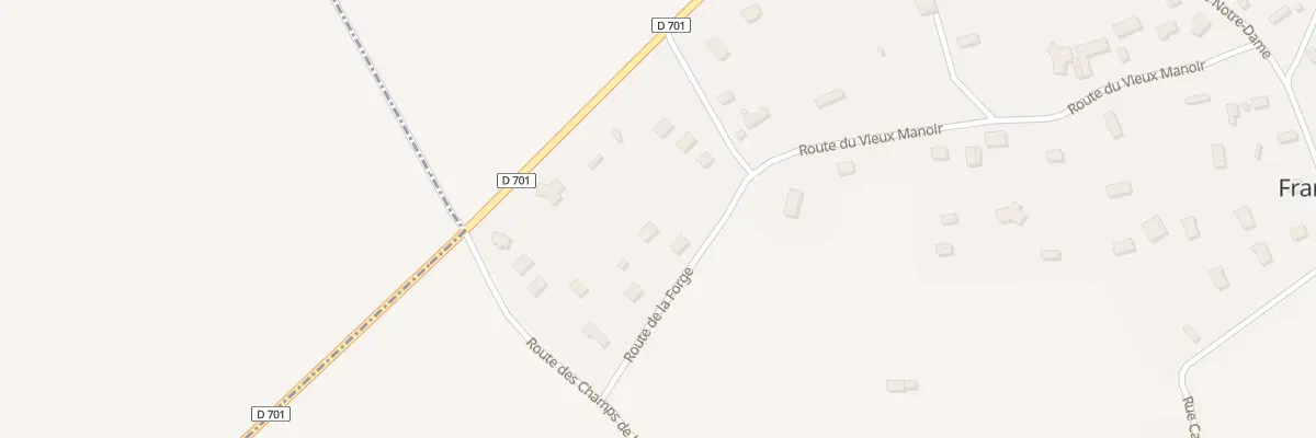 Plan du 10 Rte de la Forge à Franqueville