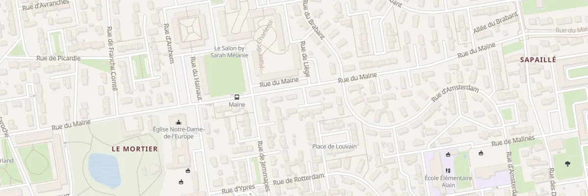 Plan du 37 Rue du Maine à Tours
