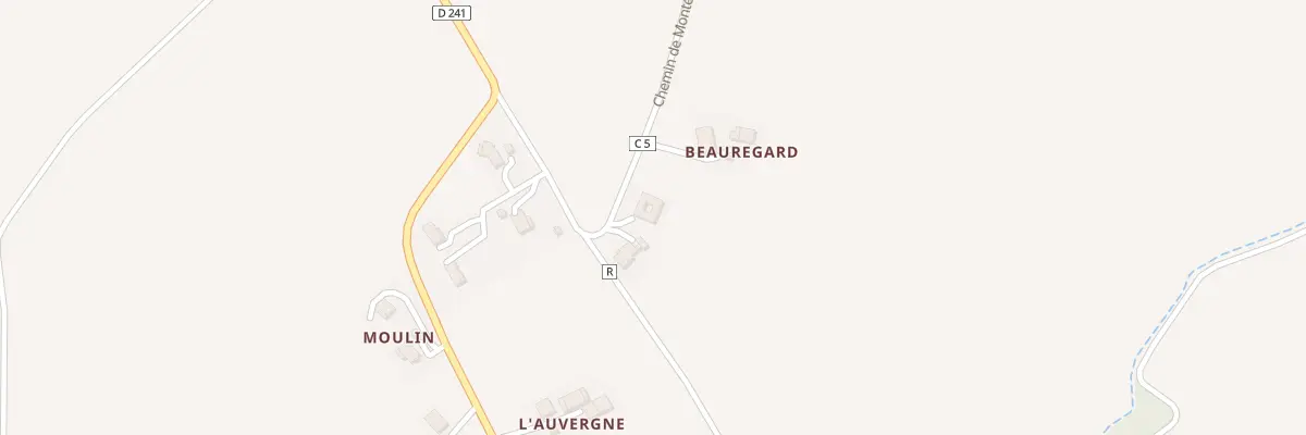 Plan du 1086 Chem de Montéchut à Lalanne