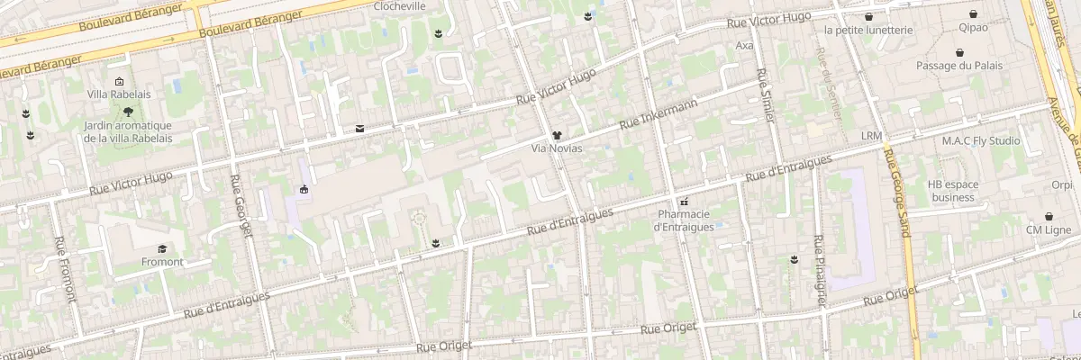 Plan du 39 Rue Jehan Fouquet à Tours