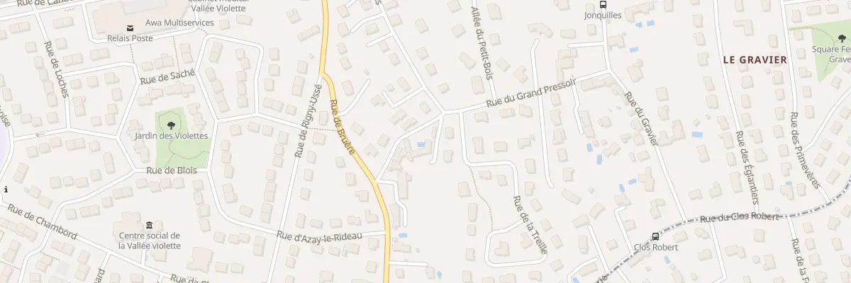 Plan du 20 Rue du Grand Pressoir à Joué-lès-Tours