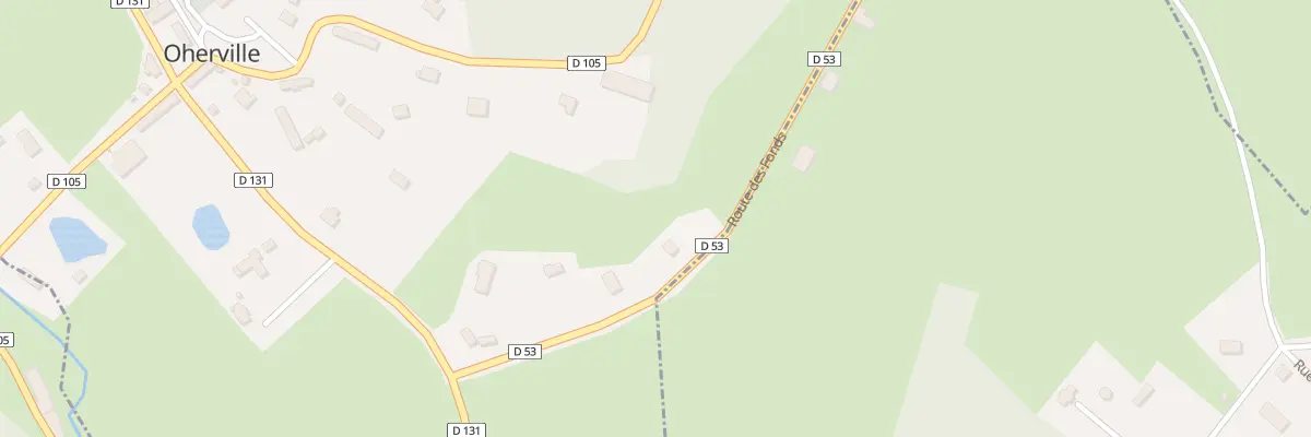 Plan du 195 Rte des Fonds à Oherville
