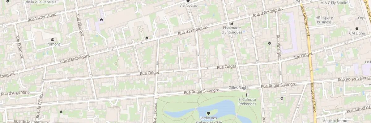 Plan du 67 Rue Origet à Tours