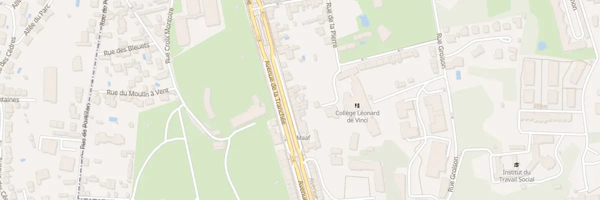 Plan du 63 Av de la Tranchée à Tours