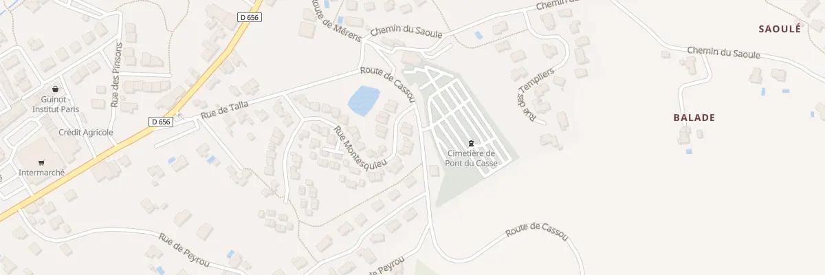 Plan du 50 Rue Montesquieu à Pont-du-Casse