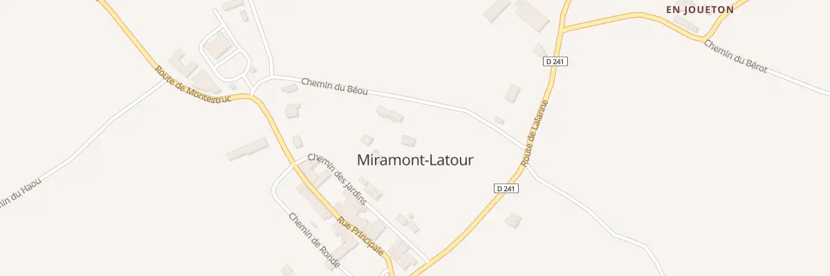 Plan du 5070 Village à Miramont-Latour