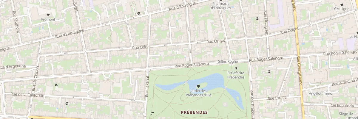 Plan du 65 Rue Roger Salengro à Tours