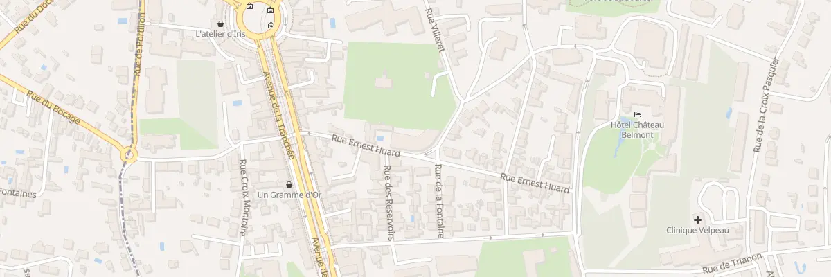 Plan du 18 Rue Ernest Huard à Tours