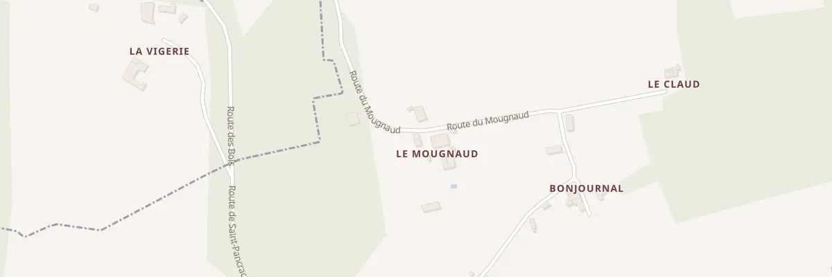 Plan du 441 Rte de la Roussarie à Champagnac-de-Belair