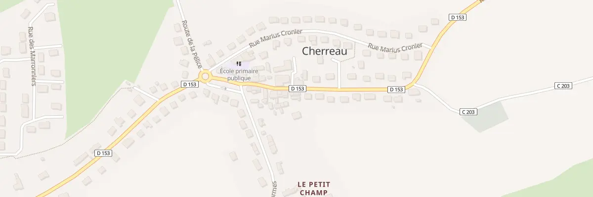 Plan du 20 Pl de l’Église à Cherré-Au