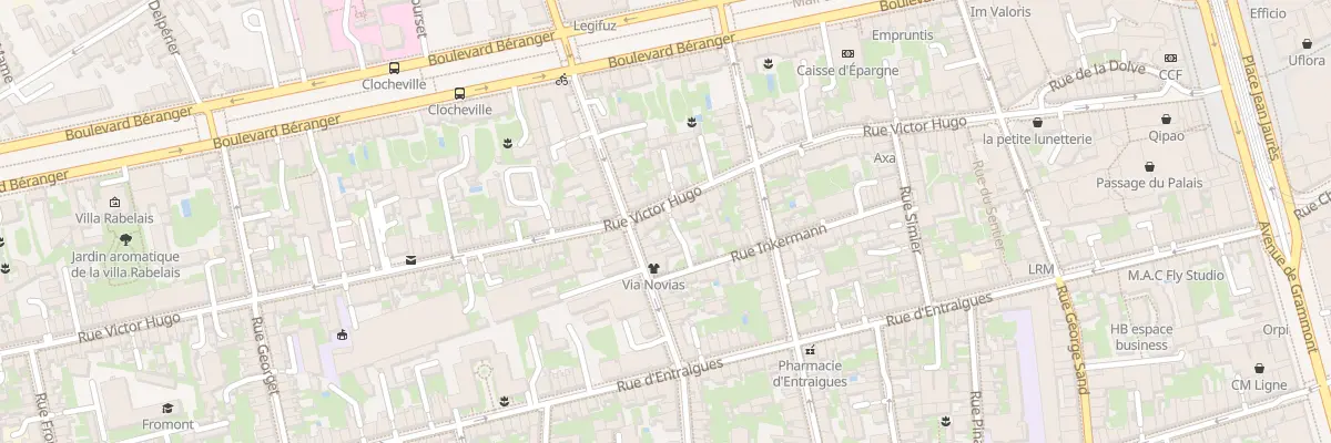 Plan du 78 Rue Victor Hugo à Tours
