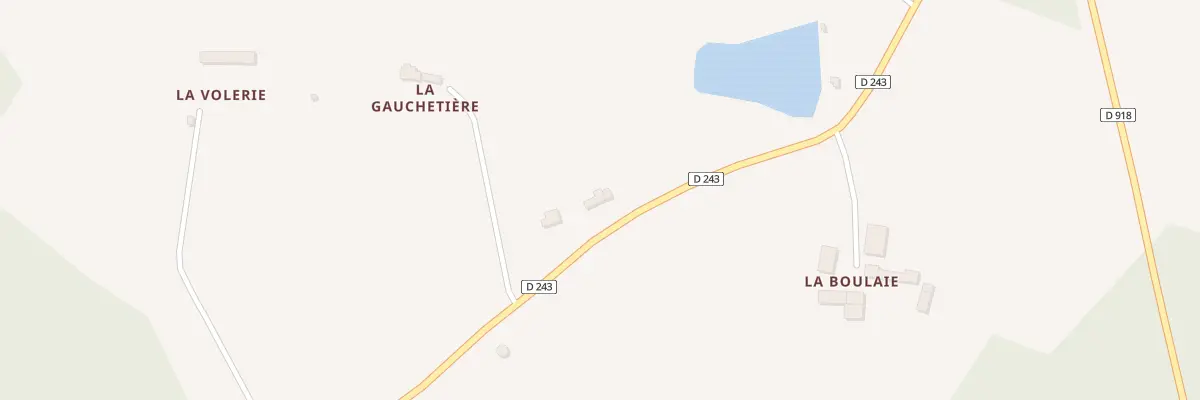 Plan du 34 La Gauchetterie à La Ventrouze