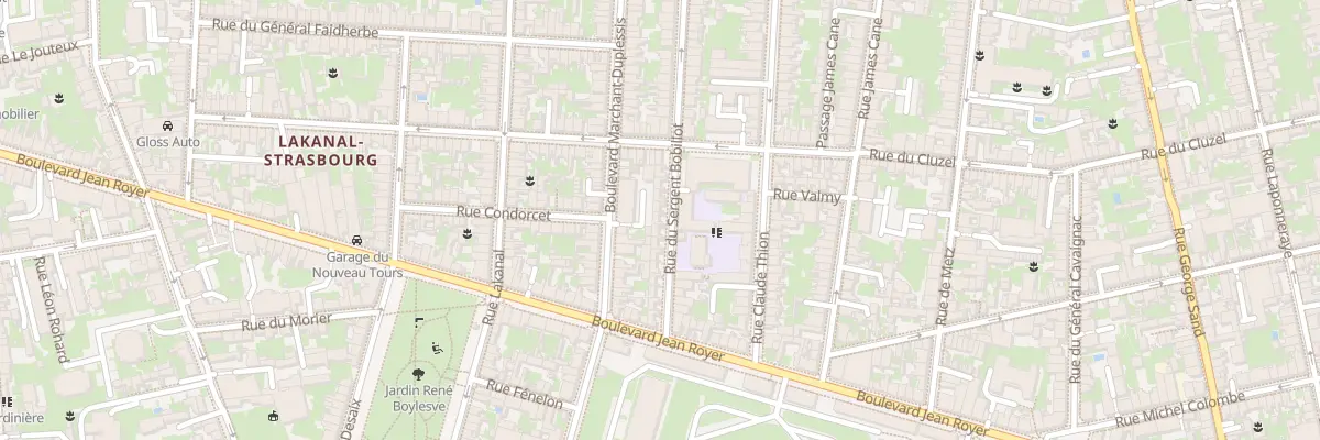 Plan du 59 Rue du Sergent Bobillot à Tours