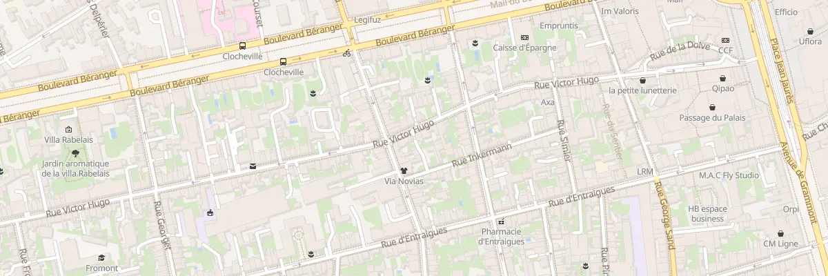 Plan du 76B Rue Victor Hugo à Tours