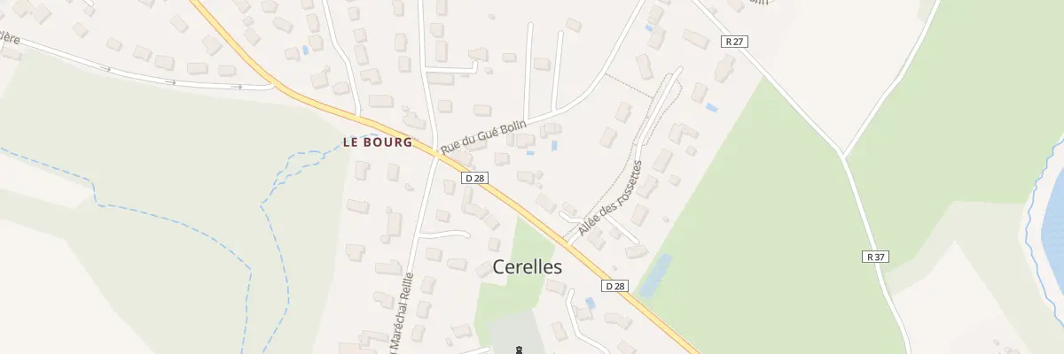 Plan du 47 Rue du Coq Hardi à Cerelles