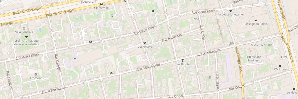 Plan du 28 Rue Jehan Fouquet à Tours