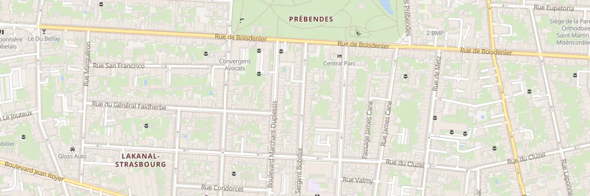 Plan du 21 Rue du Sergent Bobillot à Tours
