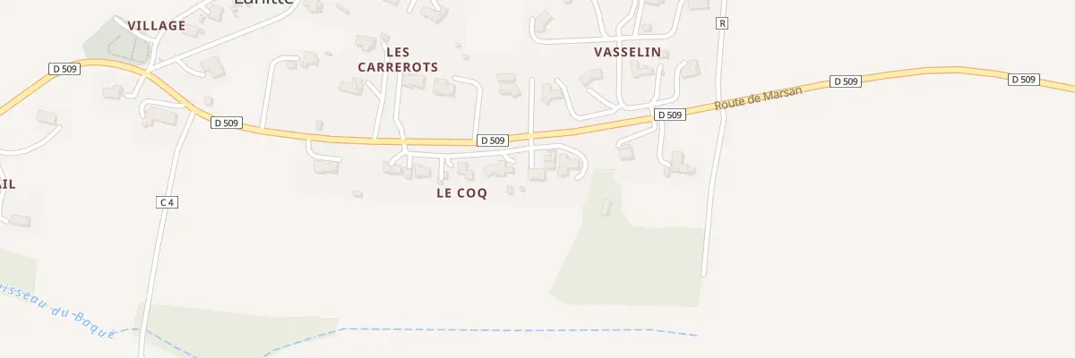 Plan du 5063 Le Coq à Lahitte