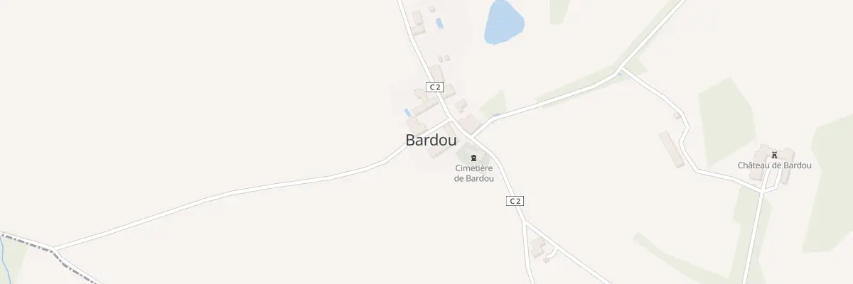 Plan du 10 Le Bourg Haut à Bardou