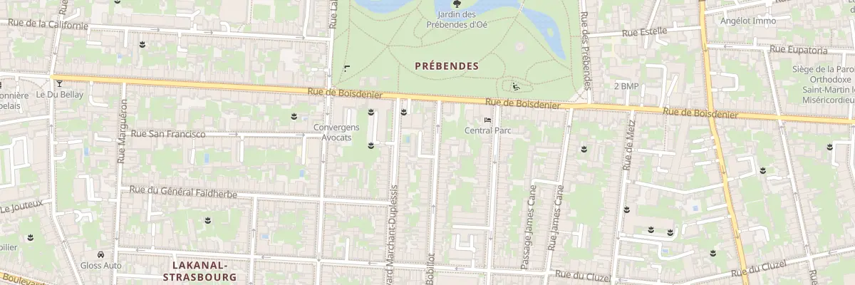 Plan du 9 Rue du Sergent Bobillot à Tours