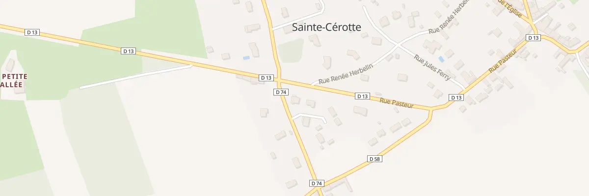 Plan du 6 Lot des Trois Chenes à Sainte-Cérotte