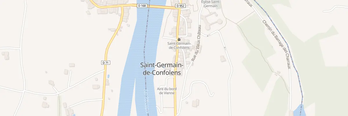 Plan du 5 Grand Rue à Confolens