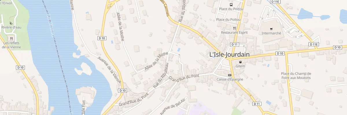 Plan du 2 Rue du Ribotteau à L’Isle-Jourdain