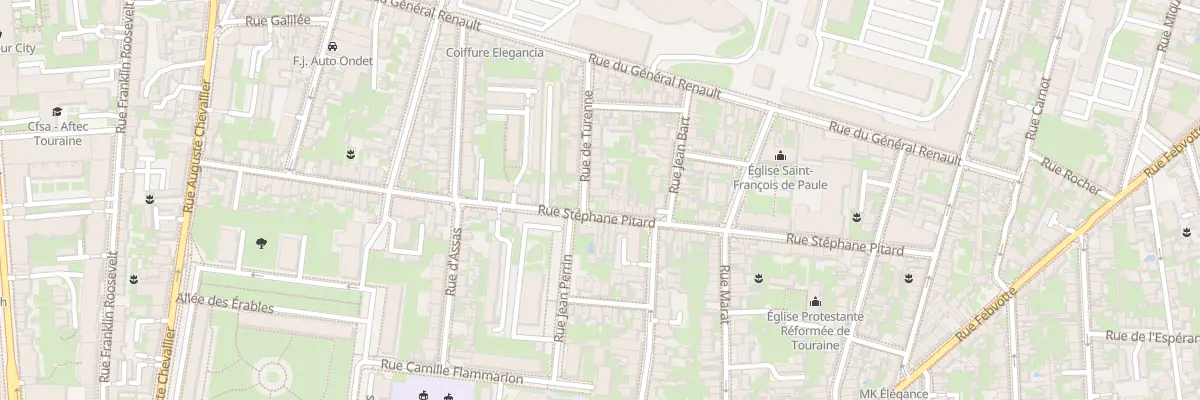 Plan du 79 Rue Stéphane Pitard à Tours