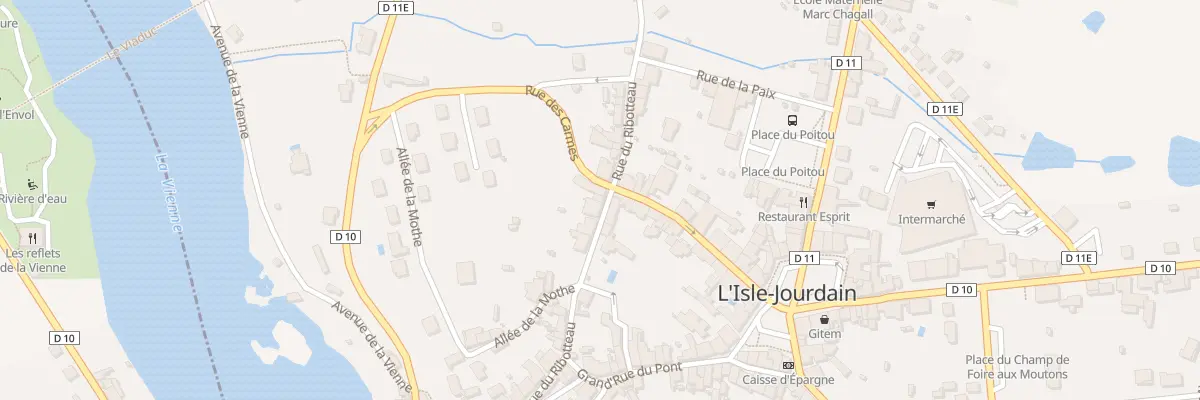 Plan du 21 Rue du Ribotteau à L’Isle-Jourdain