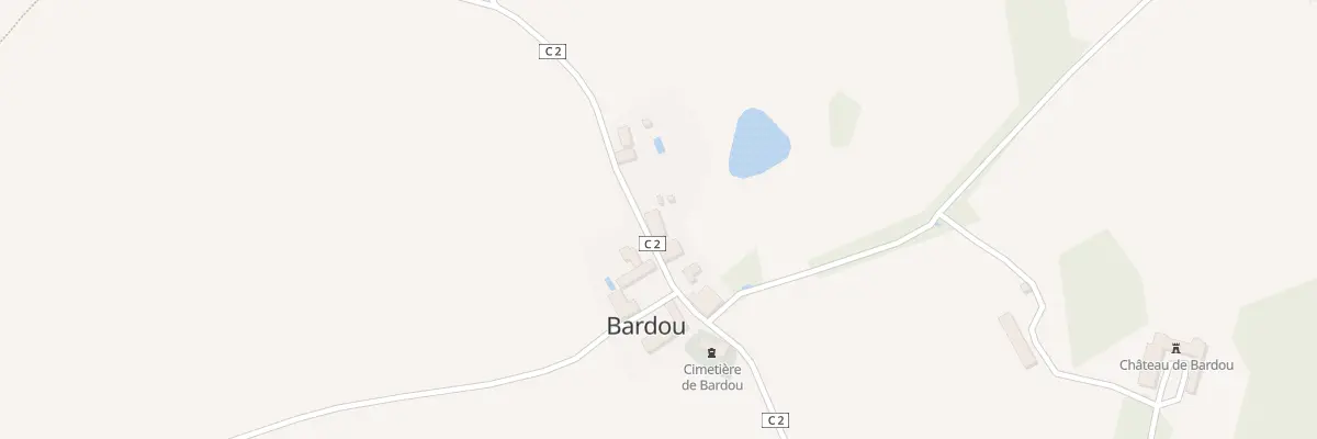 Plan du 18 Petits Champs à Bardou