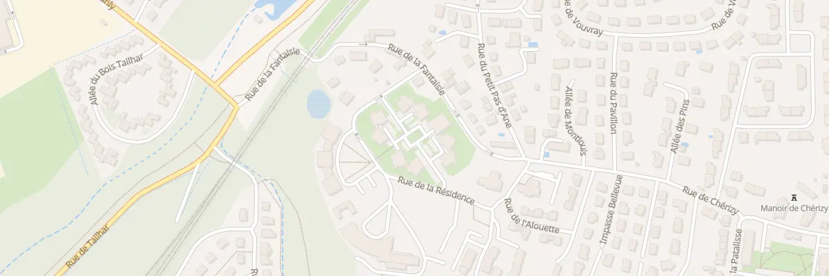 Plan du 3 Rue des Passereaux à Joué-lès-Tours