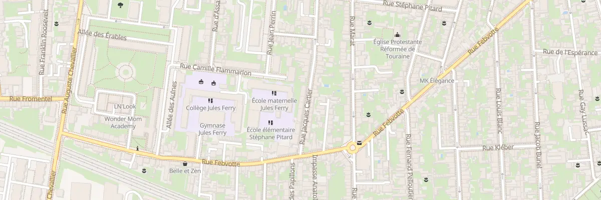 Plan du 31 Rue Jacques Cartier à Tours