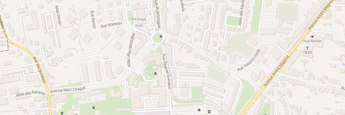Plan du 35 Rue Pinguet Guindon à Tours